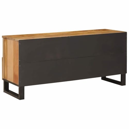 Meuble TV en bois pour salon moderne support de rangement convivial 46cm - 6