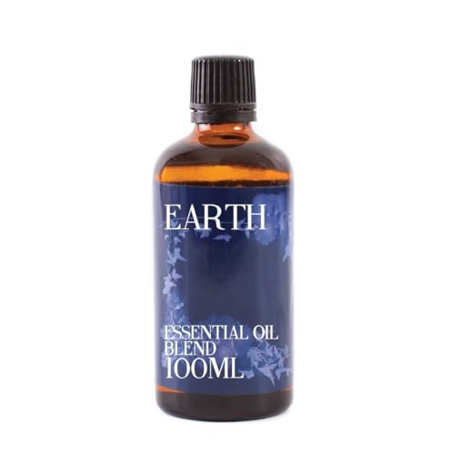 Mystix London | The Earth Element Essential Oil Blend | 100ml | Cypress, Vetiver, Patchouli, Spruce Black, Bergamot, Thyme, Cinnamon Leaf, Pine & Spikenard | Aromatherapy & Zodiac-Inspired Blend
