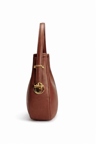 Image of Women's Shoulder & Sling Bag with Zipper Closure, Detachable Long Strap, Spacious Single Compartment Handbag for Daily & Office Use | Trendy Design
