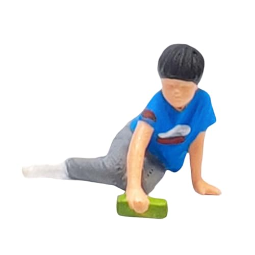 Figura Amagogo niño sentado 1:64 escala resina miniatura 1