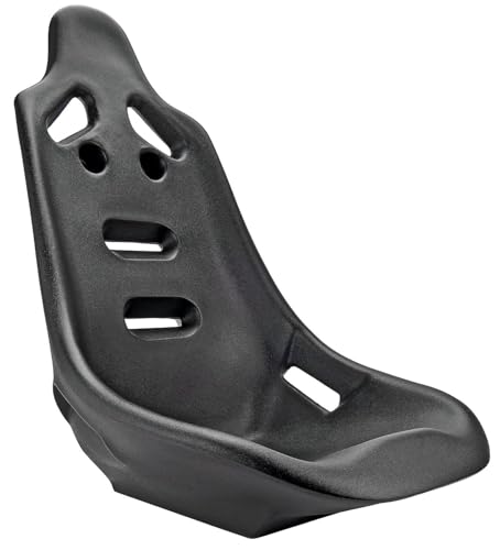 JEGS Pro High Back II Race Seat | Black Polyethylene | Double-Walled Shell | Dimensions 32 Inches High 21 Inches Wide 30 Inches Deep | Seat Cover and Hardware Available Separately