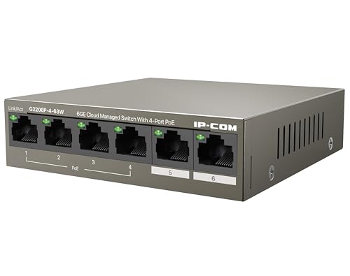 Switch IP-COM G2206P pour connecter vos caméras et bornes Cloud