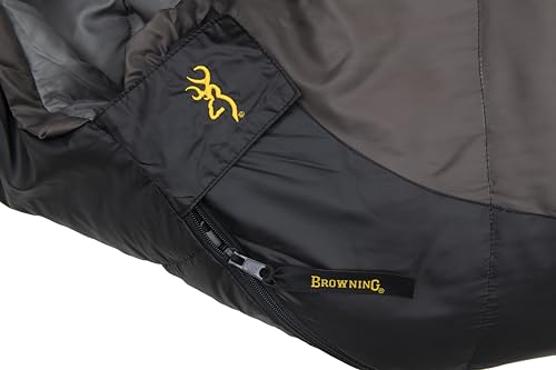Browning Camping Endeavor -20° Mummy Sleeping Bag - Brown/Black - Image 4