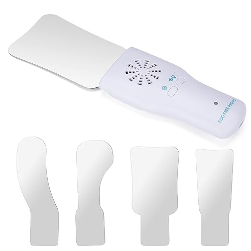 Cokvbato Miroirs de Photographie Dentaire Anti-Brouillard, réflecteur de Photo intrabuccale à 2 côtés, Miroir occlusal en Verre Dentaire plaqué, Ventilateur avec 4...