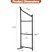 Talustool 2 Pack Hanging Heavy duty Adjustable Shelf 56.5x22 Cargo Container Shelving units