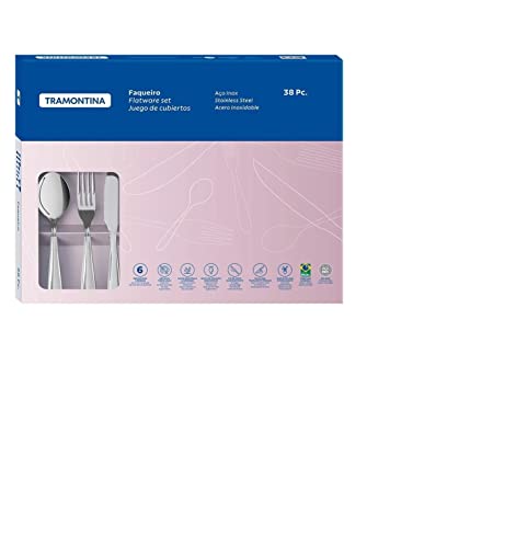 Jogo de Talheres 38 Peças Tramontina Laguna 66906510 Inox