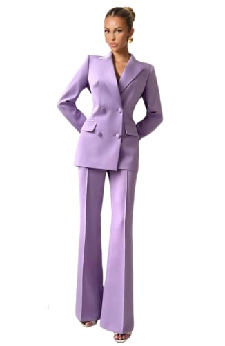 Formal Suits for Women 3 Piece Double Breasted Womens Suit Spaghetti Strap Womens Tuxedo Suit Set2