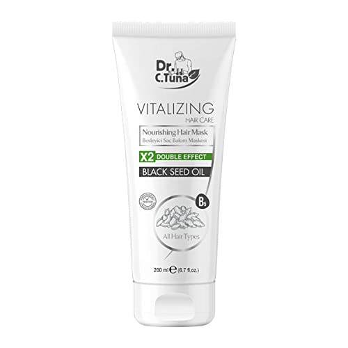 Farmasi Dr.C.Tuna Vitalizing Black Seed Oil Pflegende Pflegemaske für strapaziertes Haar 200 ML-Mit dem Gehalt an Black Seed Oil verleiht sie trockenem und strapaziertem Haar seidige Geschmeidigkeit Cover