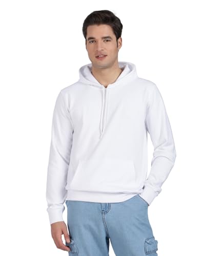 Image of Cotton Hoodies for Men | Pullover | Winter Wear | Hoodie | Hooded Sweatshirt | Kangaroo Pockets Hoodie|Regular Fit |Size S- 2XL