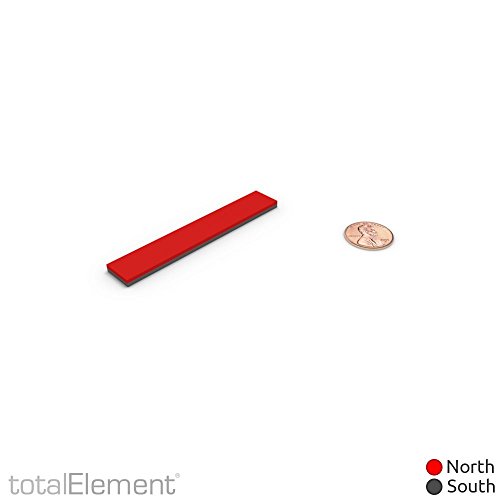 Totalelement Super Strong Industrial Grade 3 X 1/2 X 1/8 Inch Neodymium N48 Bar Magnet (2 Pack) #TOP1