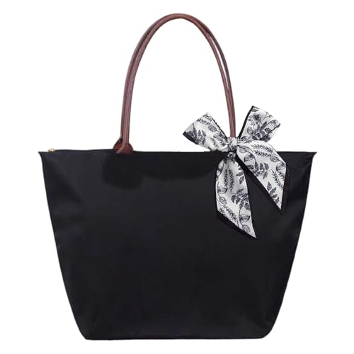HTTDSLF Sac à Main Cabas Femme, Sacs Bandoulière Grande Capacité, Pliable Sac Cabas Femmes Sacs de Cours Lycée Fille, pour le Travail, les Voyages et l'École