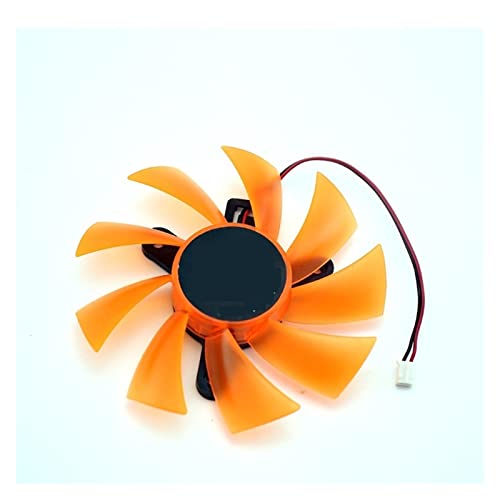 Youngran GA92S2M 85mm PC Cooling Fan Compatible for ZOTAC GTX1650 Super GTX 750 Ti GTX750 GTX 1050Ti-4GD5 PA Graphics Video Card Fan 2Wire 2Pin Leisurely (Color : Gold)