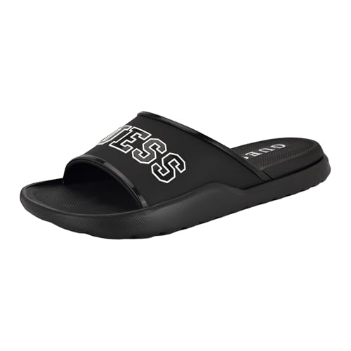 Guess Men's Mylas Slide, Black Multi 001, 13