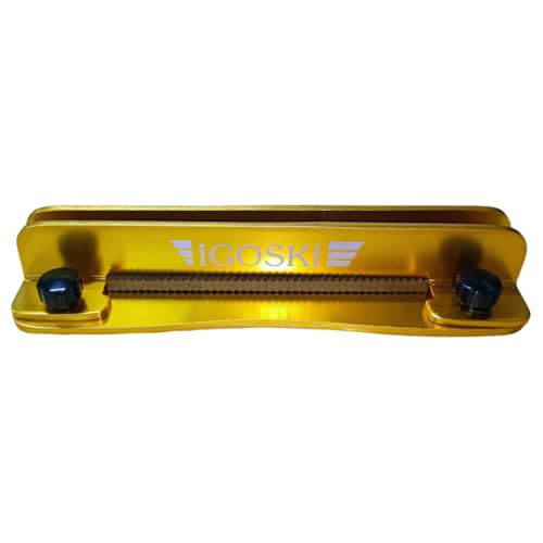 IGOSKI Wax Scraper Tuner - Repair, Recover and Sharpen Your Ski or Snowboard Waxing Tools (Scraper Tuner) (Gloden)