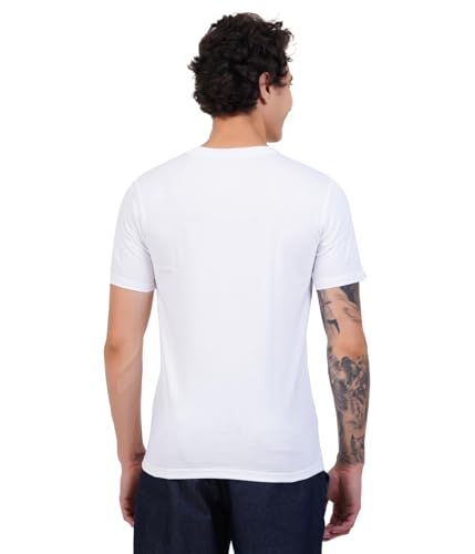 Image of Men's Super Combed Cotton Round Neck Half Sleeve T-Shirt | Soft Breathable Cotton Fabric | Stylish Comfortable Wearfor Men | Quality Regular Fit