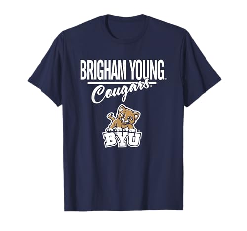 BYU Cougars Mascot Navy Officially Licensed T-Shirt
