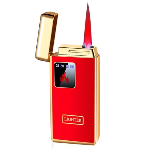 Encendedor de soplete con interruptor táctil y llama ajustable