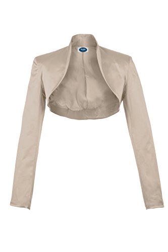 Preisvergleich Produktbild 4tuality AO Eleganter Satin Bolero beige Gr. XXL