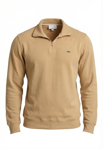 Lacoste sweat SH1927 Millet pour se protéger du froid avec style