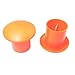 YHXiXi 10PCS 2.36inch Plastic Reinforced Protective Cap Safety Mushroom Survey Rebar Cap Orange Rebar Cap