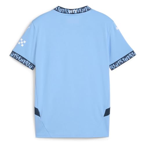 PUMA Kids Boys MCFC Crew Neck Short Sleeve Home Jersey Replica Casual - Blue2