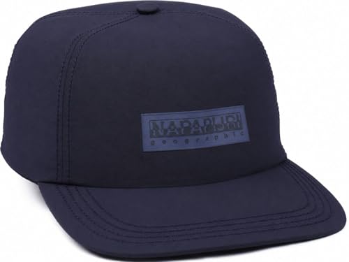 Image of Logo Box Cap by Napapijri, Dark Blue, One Size