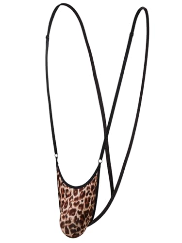 Mens Sexy Thongs Underwear Fits 32-48, Mankini G String For Men, One Piece Lingerie Man Male