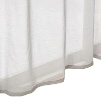 Amazon｜無印良品 綿ボイルノンプリーツレースカーテン ベージュ 幅100