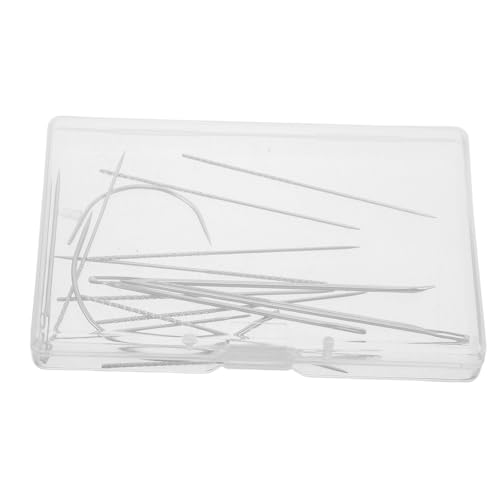 Agujas de coser curvas y zurcir de acero inoxidable para manualidades reparación de telas gruesas