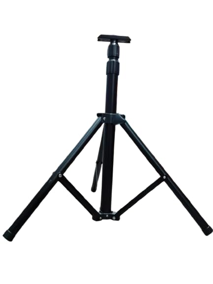 Image of TOMAHAWK TTS-1500 Heavy Duty 5ft Adjustable Tripod Light Stand for Ring Light, LED Light, Softbox, Reflector & Diffuser - Portable Studio Photography & Video Lighting Stand