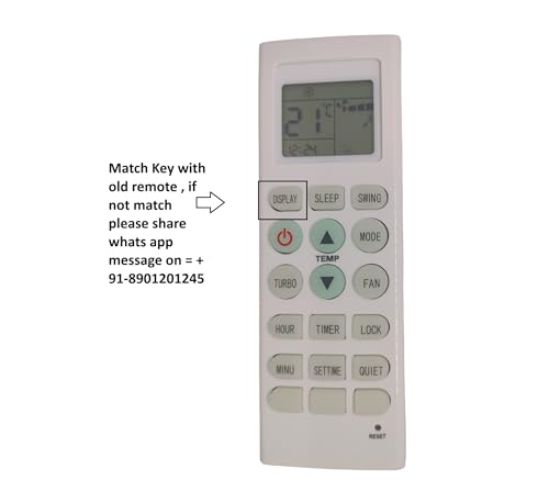 Image of Ac Remote Control Compatible For Lloyd Ac Remote /Lloyd Split Ac Remote /Lloyd Window Ac Remote (Model 8), Multicolour