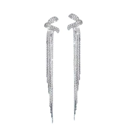 Boucles d'oreilles longues à pampilles pour femmes