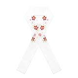 [KYOETSU] [キョウエツ] 半襟 七五三 こども 刺繍 ガールズ (桜 × 白)