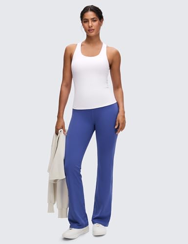 Image of CRZ YOGA Butterluxe Racerback Tank Tops | Light Support, Built in Bra, Removable Pads, Yoga, Extremely Soft, Scoop Neck, for Women