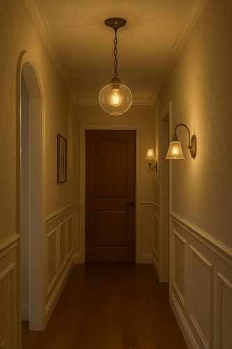 Image of TRIPPING 4Watt B22 LED Filament Bulb - Warm White Clear Glass Energy Saving Decorative Light, Long Life Vintage Style for Home, Office, Restaurants, Cafes, Lamps & Chandeliers pack of 1