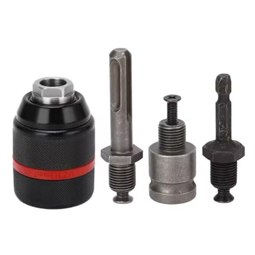 IJSDNVJNDX Portabrocas Sin Llave de 1/2-20UNF de 13 mm con Vástago Hexagonal/SDS/Adaptador Hembra Cuadrado, Herramienta Profesional de Ferretería.
