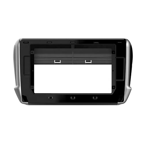 車 10インチ アダプターボックス デコーダー カーラジオ DVD プレーヤー フェイシアフレーム に適合する プジョー 208 2008 2014 2015 2016 2017-2018 ダッシュフィッティングパネルキット アクセサリー