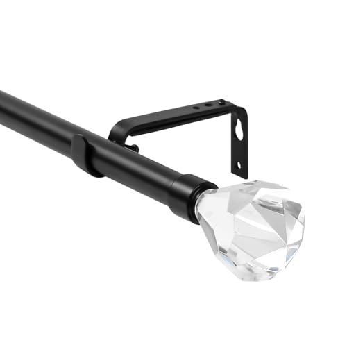Urbanest Pierre Cut Crystal Drapery Curtain Rod Set 3/4