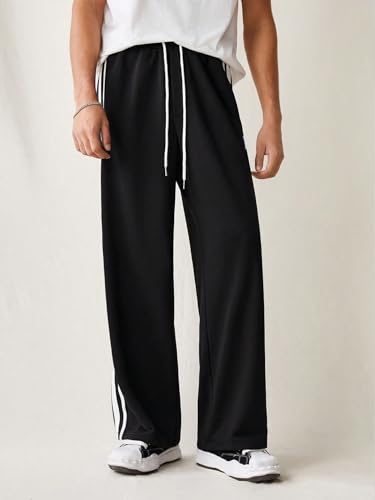 Image of dockstreet Men's /Unisex || Open Bottom || Stretchable || Drawstring Bottom Drawstring Pure Cotton Stretchable Baggy Jogger Pants