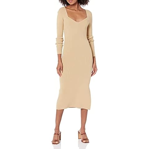 The Drop Cameron Ribbed Midi Sweater Dress Cover