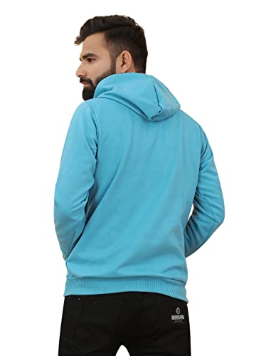 Image of Don't Quit Print Hooded Neck Kangaroo Pocket Winter Wear Sweatshirt for Mens & Boys
