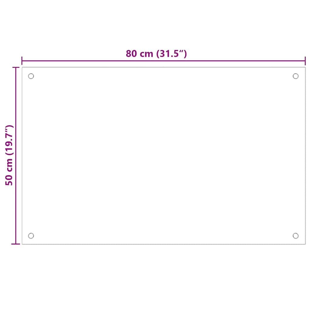 Ścianki kuchenne 2 szt. czarne 80 x 50 cm szkło hartowane 6 mm ochrona przed pryskaniem ściana kuchenna łatwa do czyszczenia z akcesoriami montażowymi do gotowania, pieczenia, smażenia i gospodarstwa