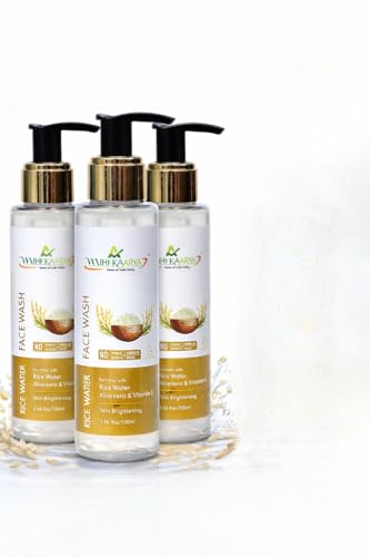 Image of Rice Water Infused Face Wash for Gentle Cleansing - Pack of 3