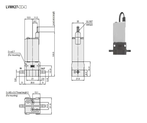 Vanne isolée LVMK21-5J pour circuits hydrauliques - 4