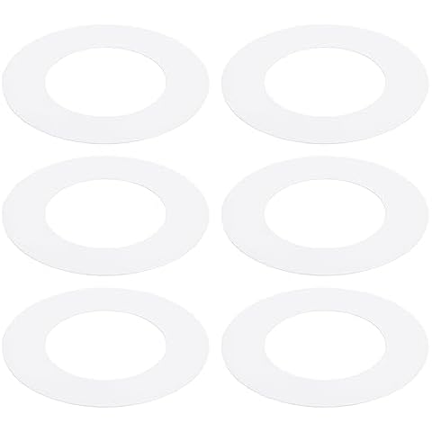 PATIKIL 6 Pcs Metal Goof Rings for Lights Cover