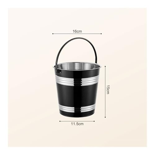 Seau à glace en acier inoxydable 304 format S pour bar - 3