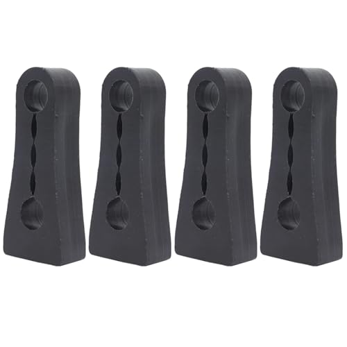 Vexilon Amortiguador de cerradura puerta universal, amortiguador, sello, protector amortiguación impactos 2004 – 2020 Puntales amortiguadores de elevación del capó del coche(07)