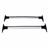 Dachträger für Ford für Ecosport 2013-2020, Dachgepäckträger Querträger, Aluminium-Ladungsträger-Querträger, Gepäckträger, Dachreling, Kanuträger, Dachreling und Ladezubehör,Silver