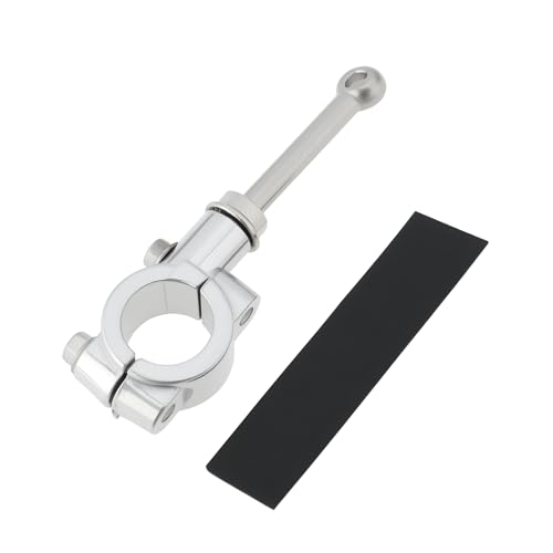 Briny River Motorrad-Ständer-Verlängerungs-Assistentwerkzeug für 20–23 mm Seitenständer, kompatibel mit Yamaha, Silber