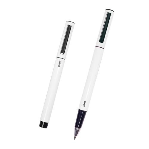 Stylo encre gel bleu à pointe fine 0,5 mm DOHE ELIPSE en aluminium